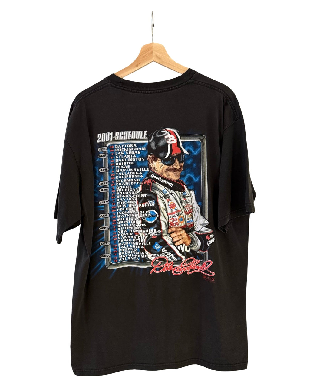 Vintage 2001 NASCAR Dale Earnhardt Double Sided Racing Tee product image 2