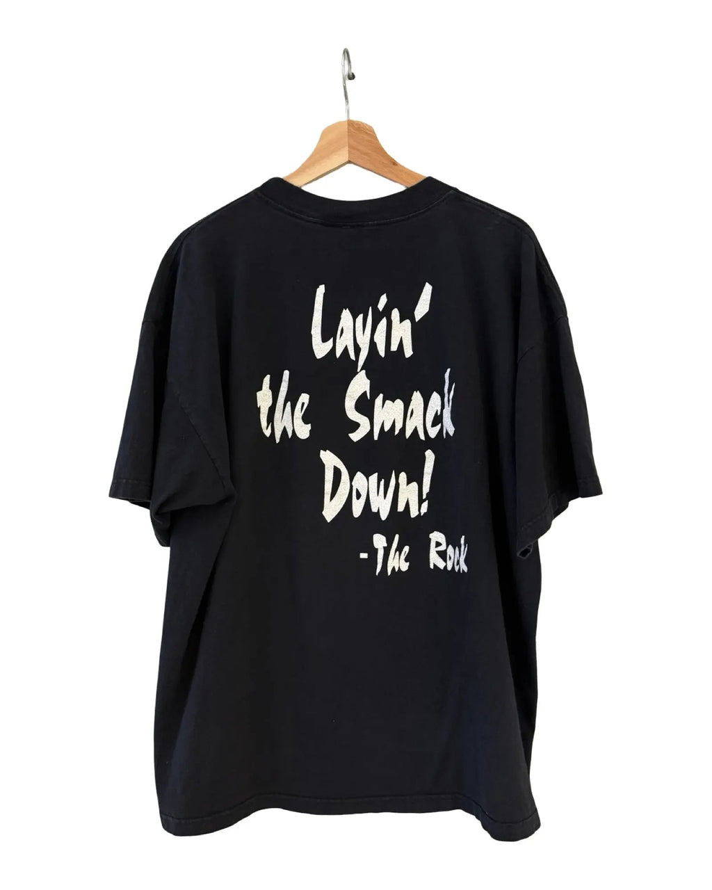 Vintage 1998 WWF The Rock Layin' Smackdown Tee product image 2