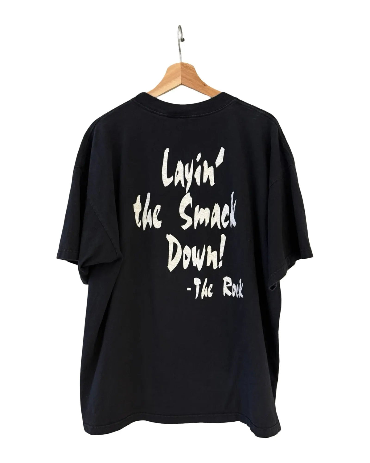 Vintage 1998 WWF The Rock Layin' Smackdown Tee product image 2