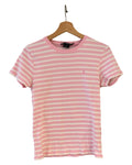 Womens Vintage Polo Ralph Lauren Sport Striped Pink Tee product image 1