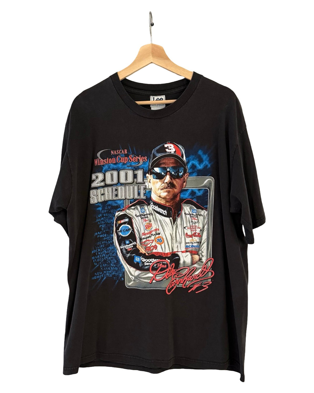 Vintage 2001 NASCAR Dale Earnhardt Double Sided Racing Tee product image 1