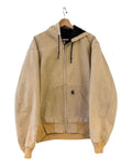 Vintage 90s Carhartt Faded Tan Hooded Jacket product image 1