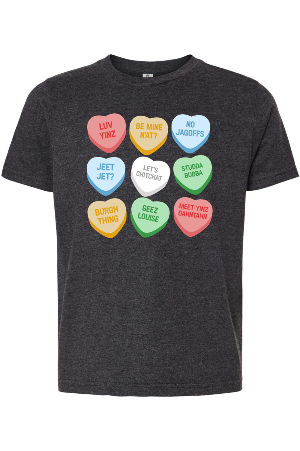 Pittsburgh Conversation Hearts | T-Shirt product image 1