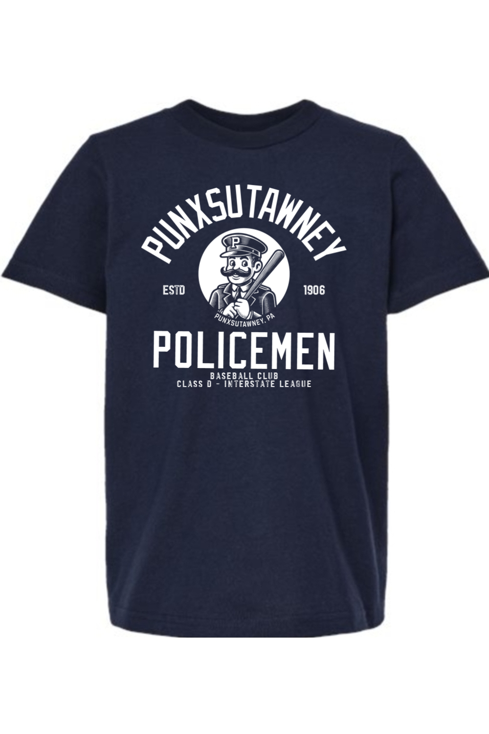 Punxsutawney Policemen Baseball 1906 | Kids Tee product image 2