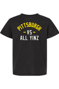 Pittsburgh Vs. All Yinz | Kids Tee product image 1