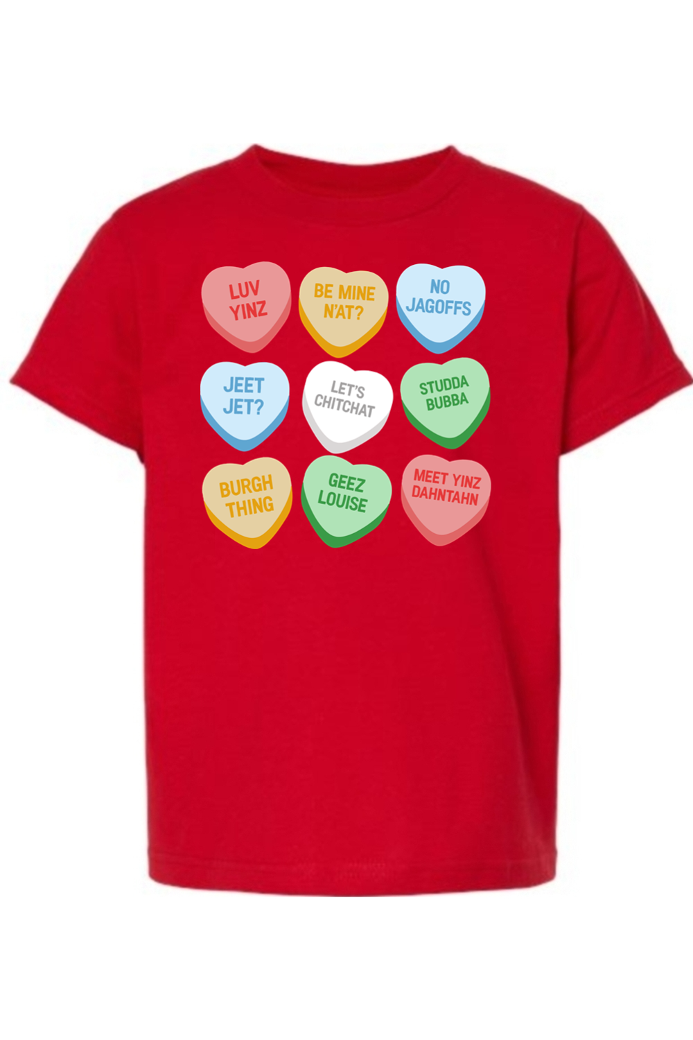 Pittsburgh Conversation Hearts | T-Shirt product image 3