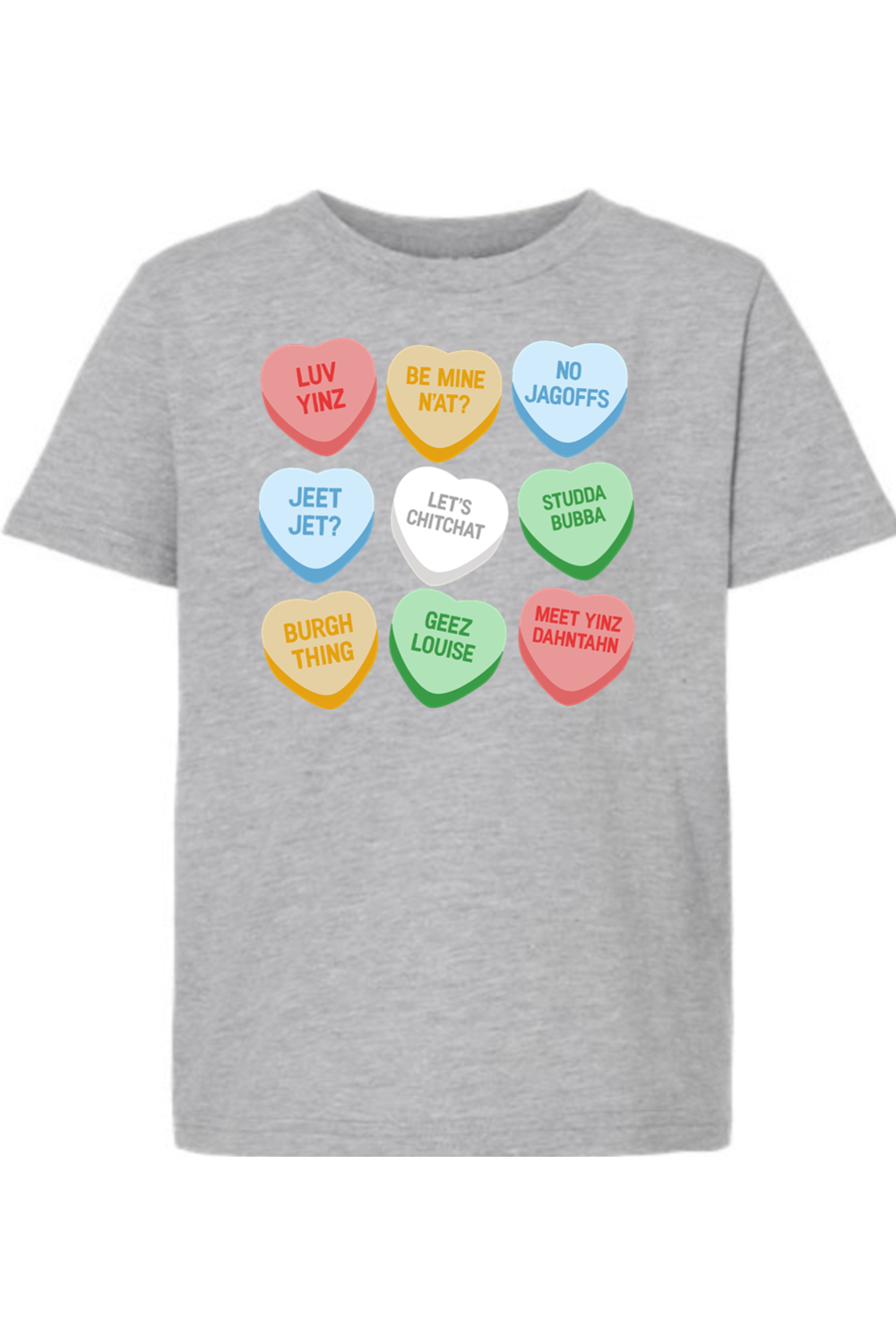 Pittsburgh Conversation Hearts | T-Shirt product image 2