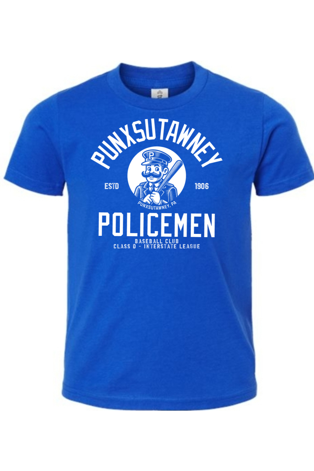 Punxsutawney Policemen Baseball 1906 | Kids Tee product image 3