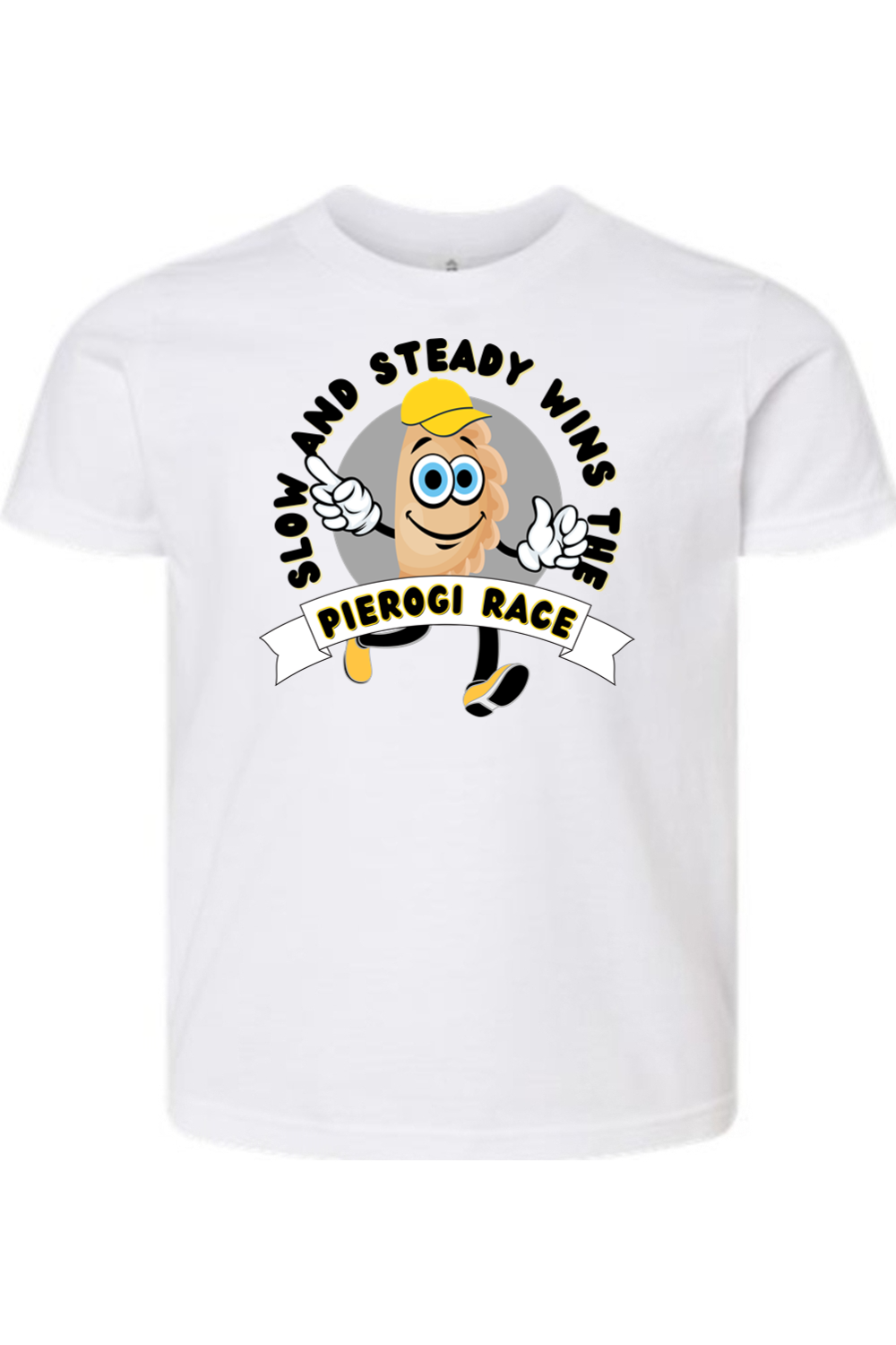 Pierogi Race | Kids Tee product image 3