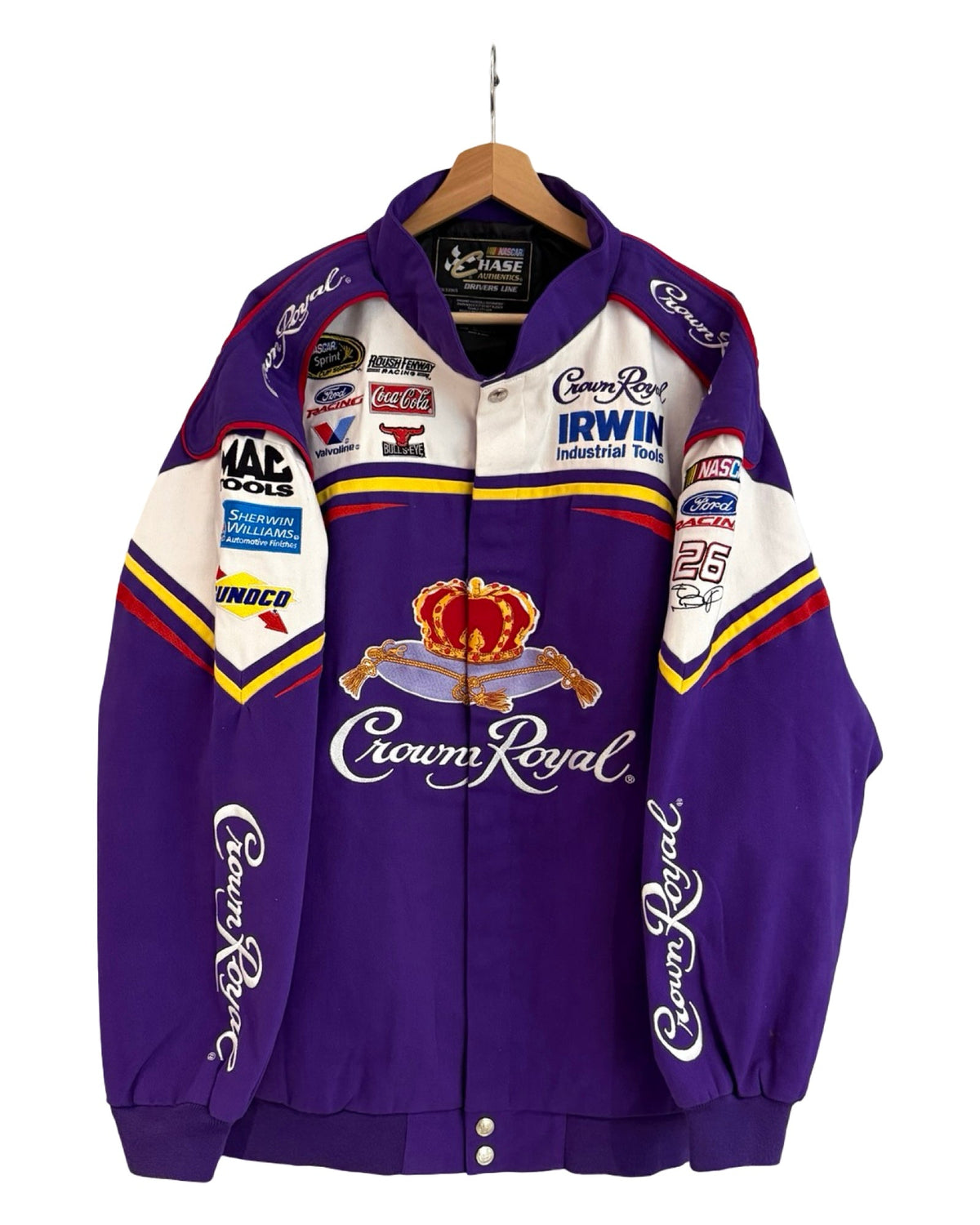 Vintage NASCAR Crown Royal Racing Jacket product image 1