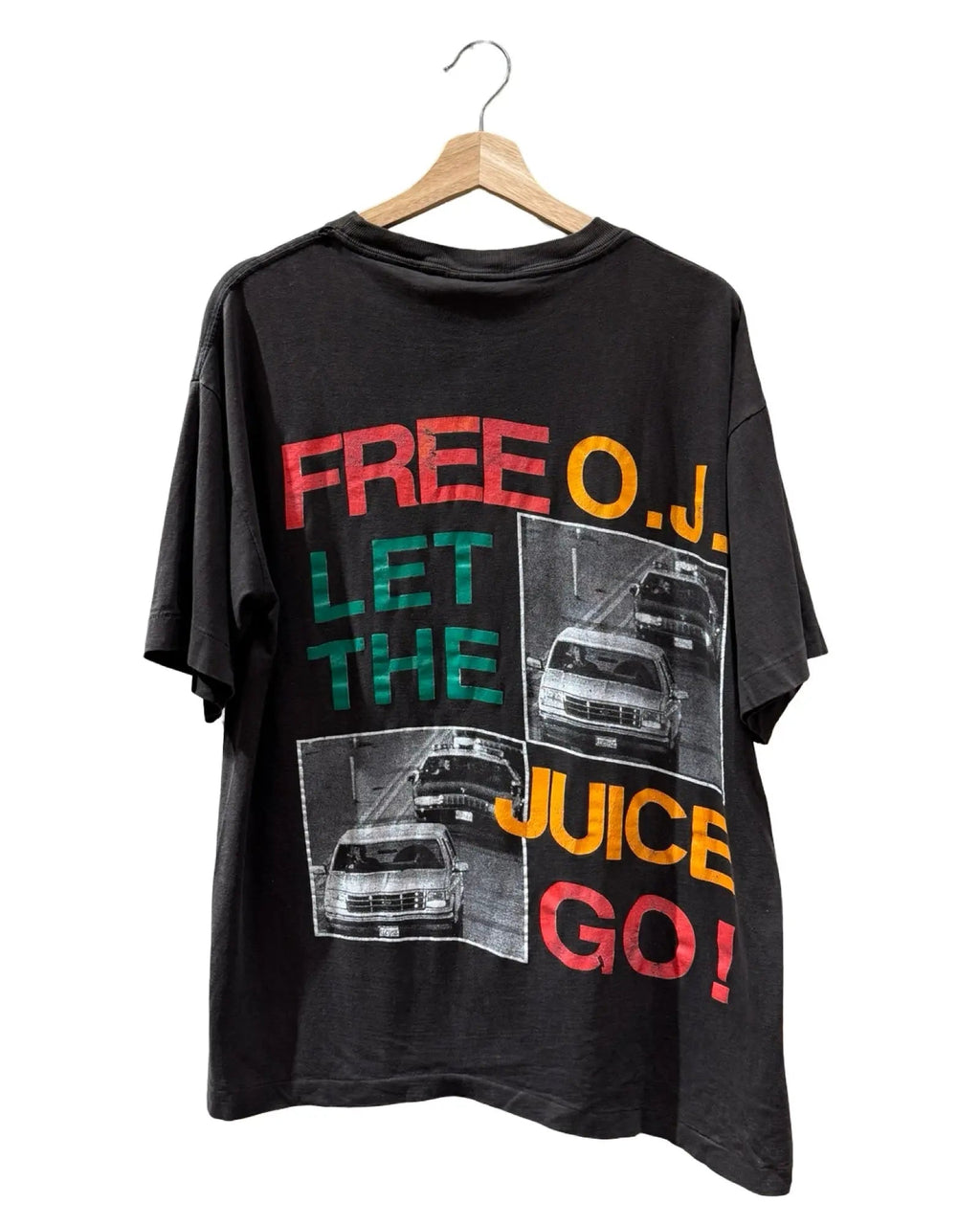 Vintage 1994 OJ Simpson Free The Juice Rap Tee product image 2