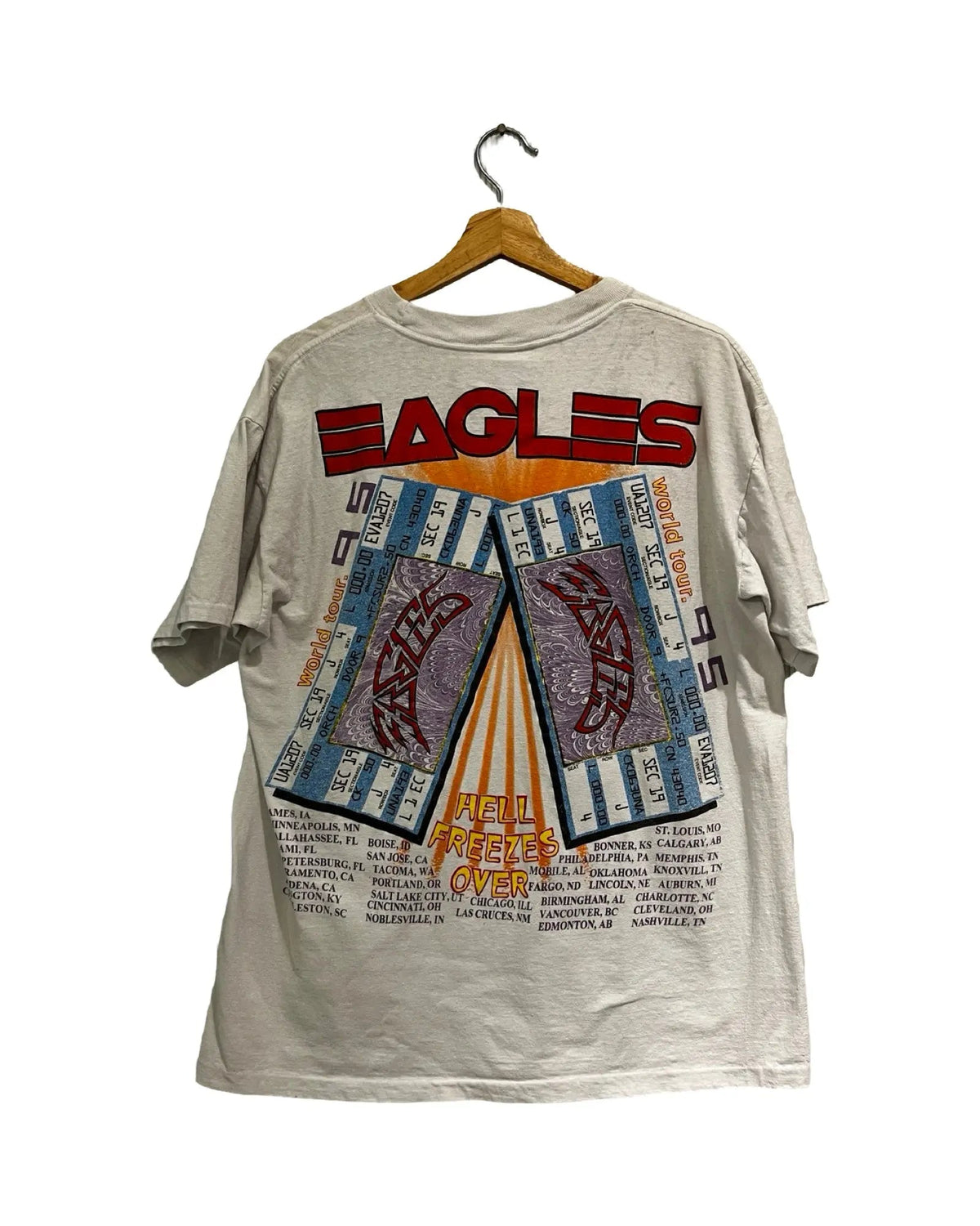 Vintage 1995 The Eagles World Tour Tee product image 2