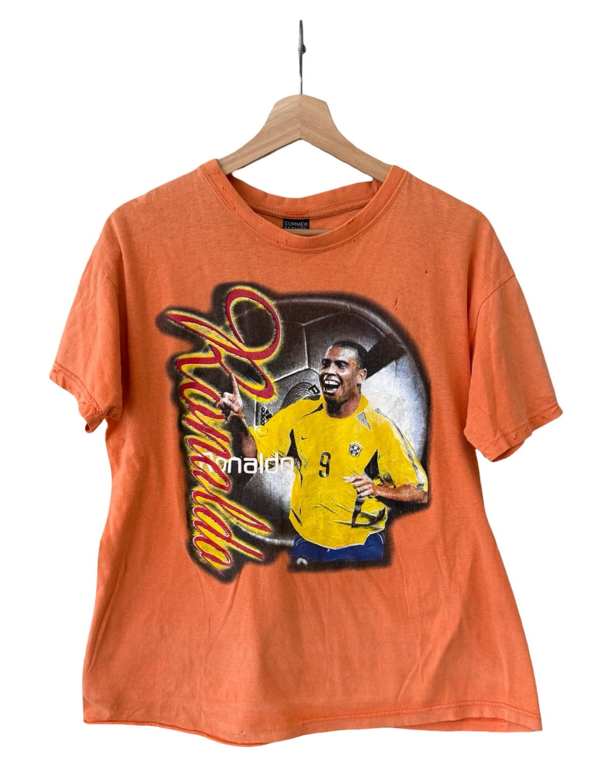 Vintage 90s Ronaldo Nazario Soccer Tee product image 1