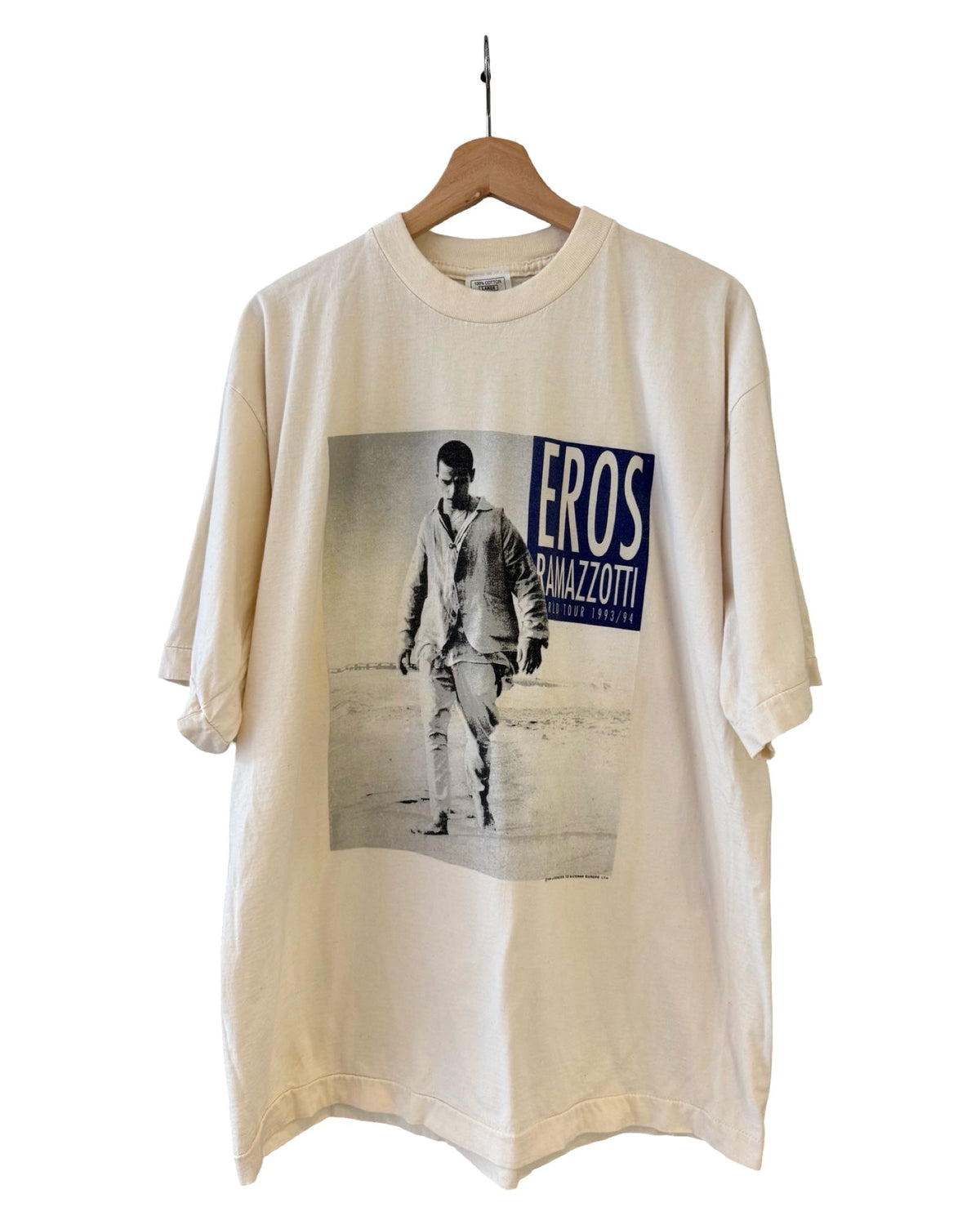 Vintage 1993 Eros Ramazzotti World Tour Band Tee product image 1