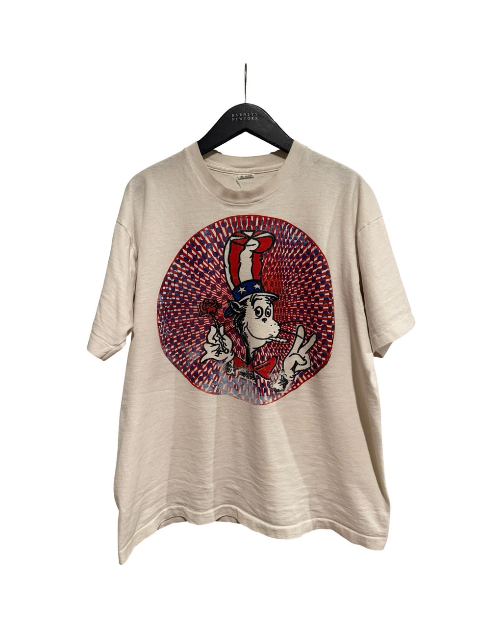 Vintage 90s Grateful Dead Cat In The Hat Joint Tee