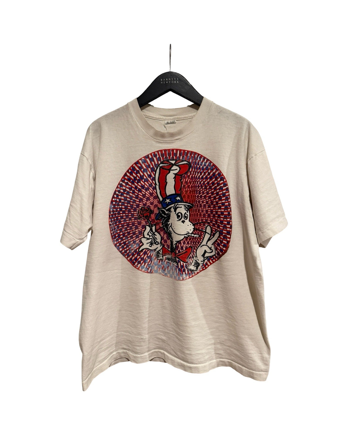Vintage 90s Grateful Dead Cat In The Hat Joint Tee