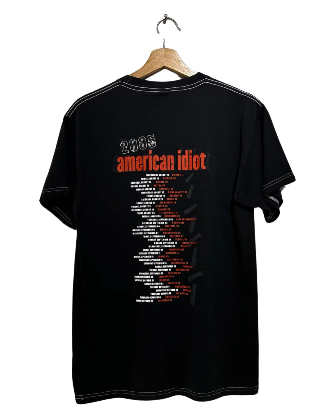 Vintage 2005 Green Day American Idiot Tour Tee product image 2