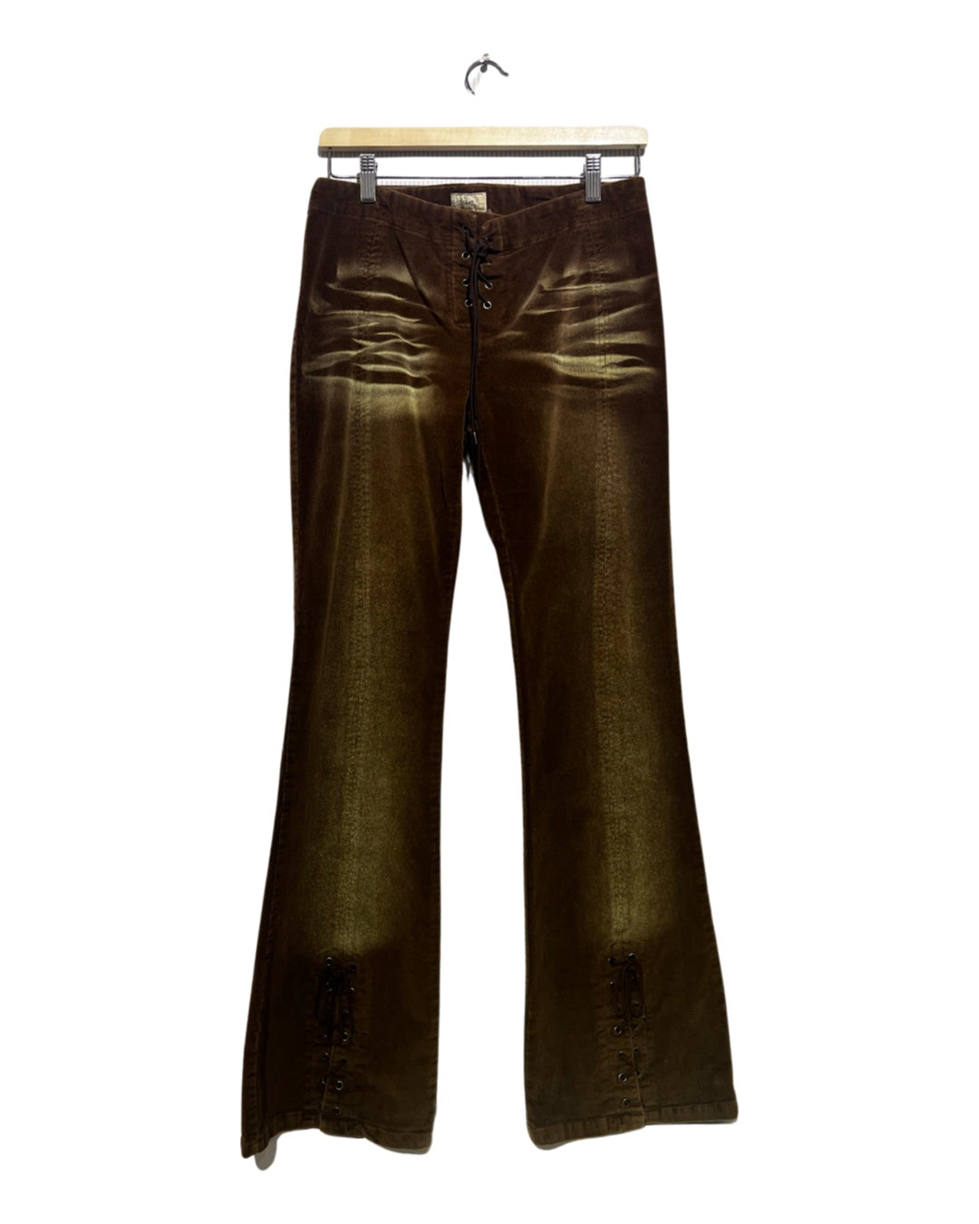 30 x 32 b lace up brown corduroy jeans
