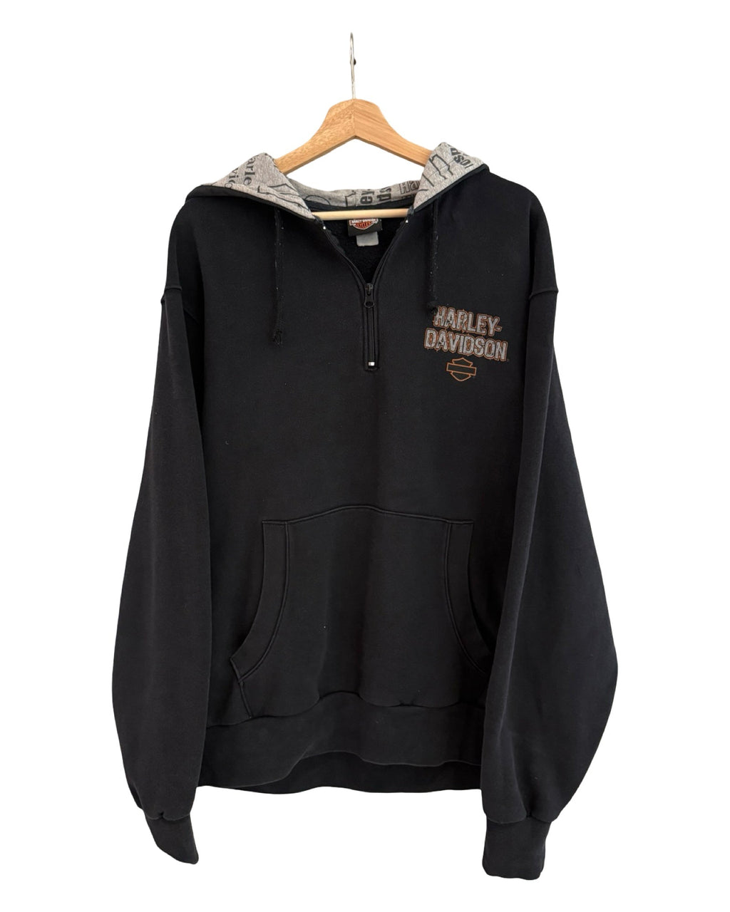 Vintage Harley Davidson Canada Quarter Zip Sweater