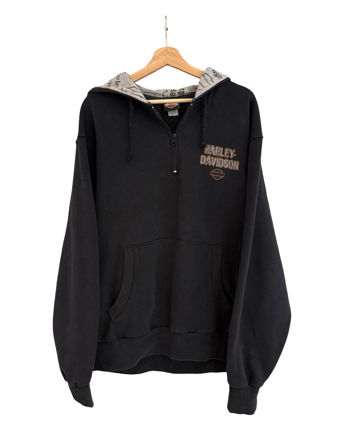 Vintage Harley Davidson Canada Quarter Zip Sweater