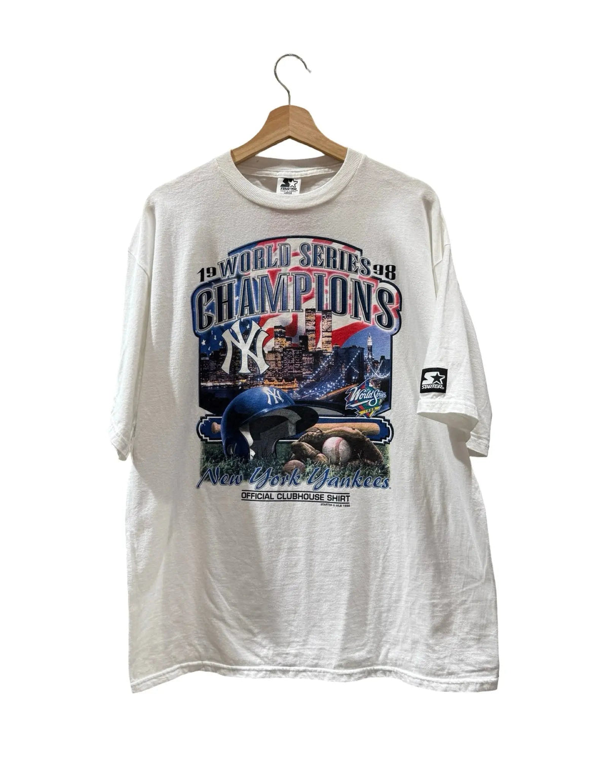 Vintage DS 1998 New York Yankees Champions Clubhouse Tee product image 1