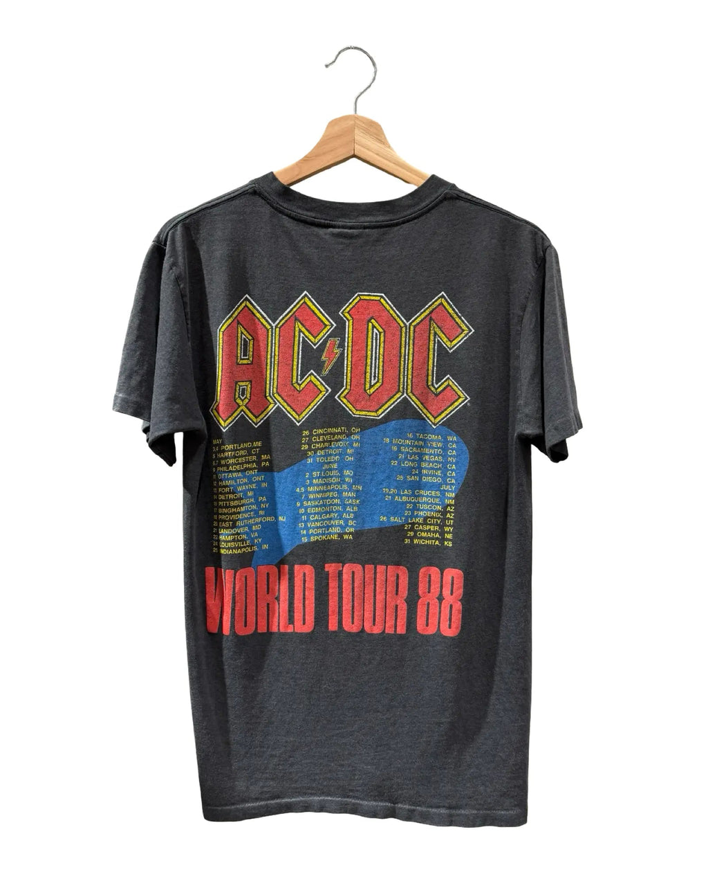 Vintage 1988 AC/DC Heat Seeker World Tour Band Tee product image 2