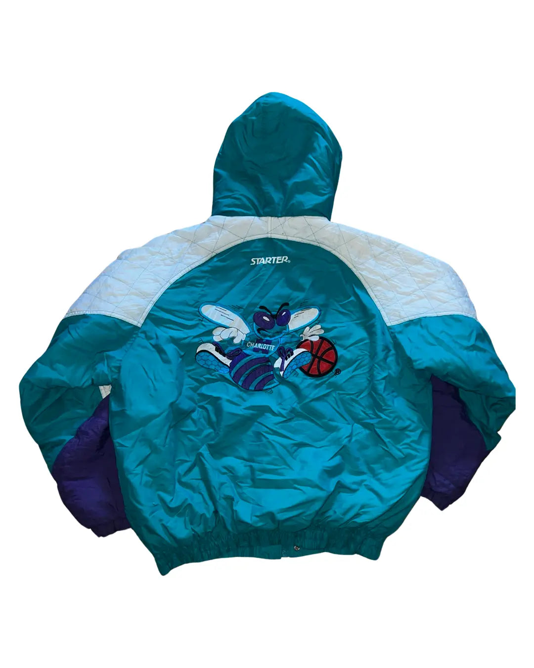 Vintage 90s Charlotte Hornets Starter Jacket product image 2