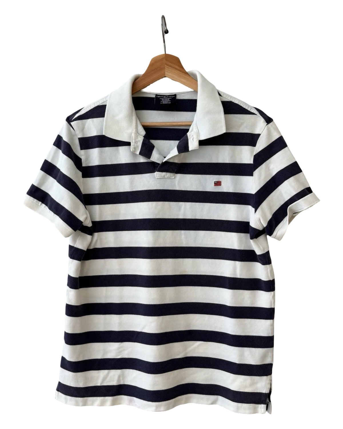 Vintage Y2K polo Ralph Lauren flag logo shirt product image 1