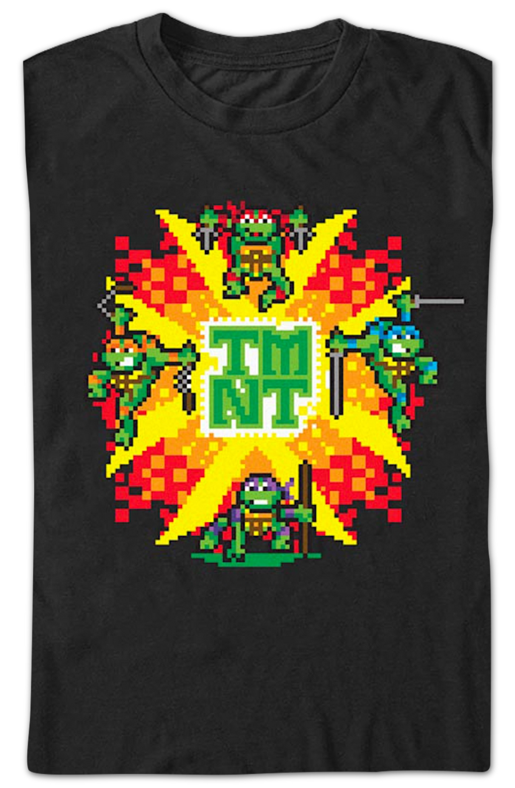 8-Bit Explosion Teenage Mutant Ninja Turtles T-Shirt product image 2
