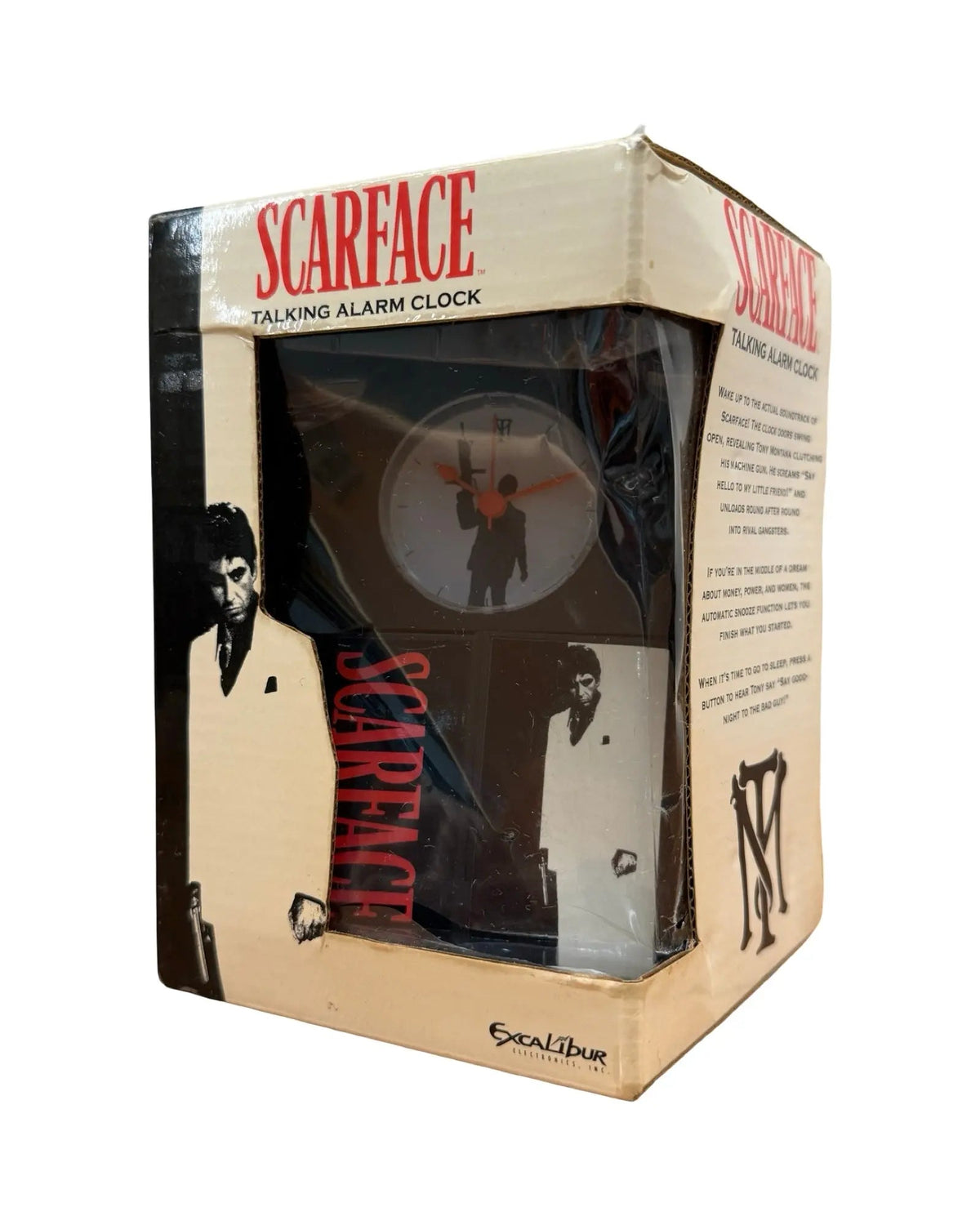 Vintage Scarface Talking Alarm Clock