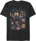 80s Electronics Collage MTV Shirt product image 1