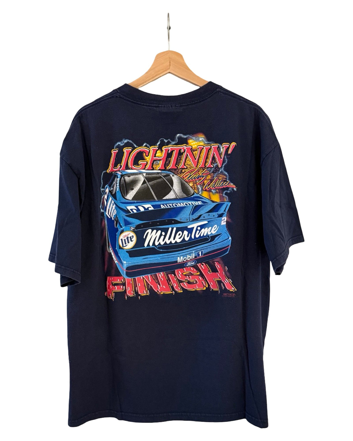 Vintage 2000 Nascar Asphalt & Thunder Miller Lite Tee product image 2