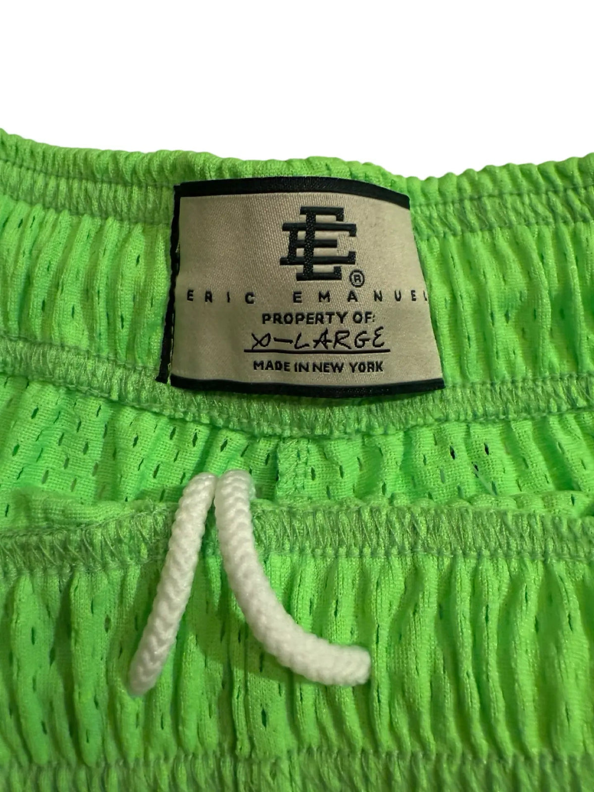 Archive Eric Emanuel Orange & Green Logo Shorts product image 2