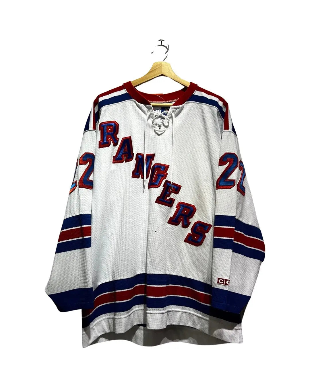 Vintage 90s New York Rangers CCM Anson Carter 20 Hockey product image 1