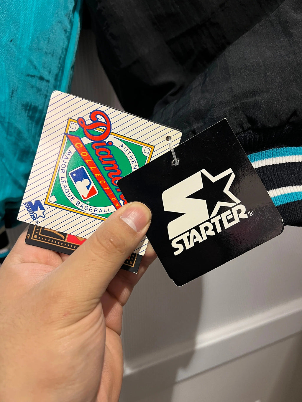 Vintage 90s DS Florida Marlins Starter Jacket product image 4