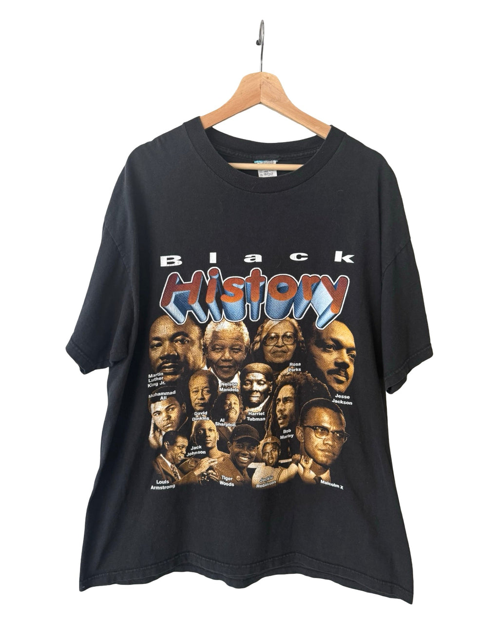 Vintage 90s Black History Figures Rap Tee product image 1