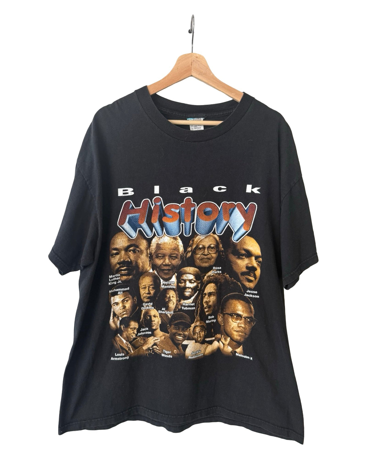 Vintage 90s Black History Figures Rap Tee product image 1