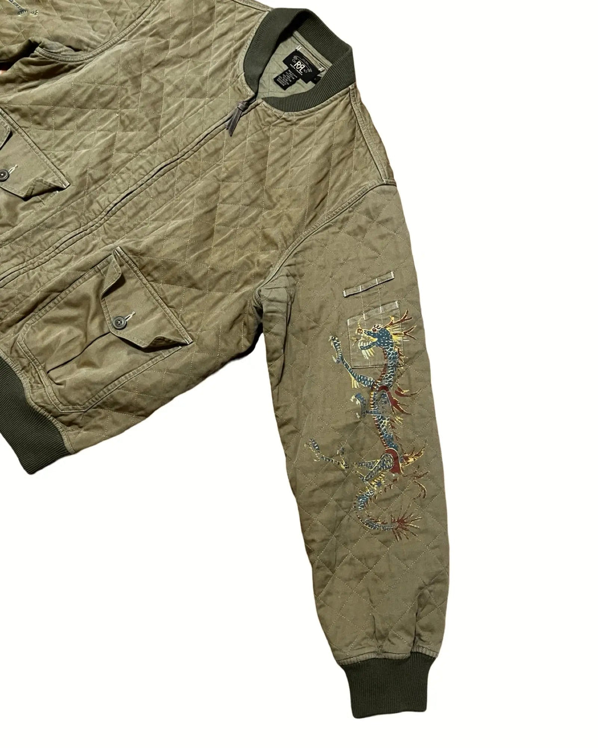 RRL Ralph Lauren Dragon Quilted Bomber Jacket product image 3