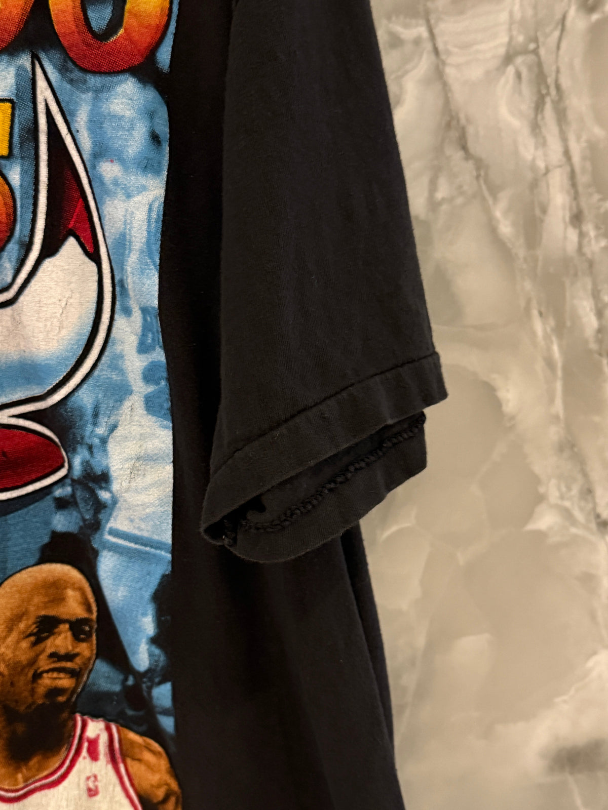 Vintage 1996 Chicago Bulls Jordan Pippen Rodman Rap Tee product image 6
