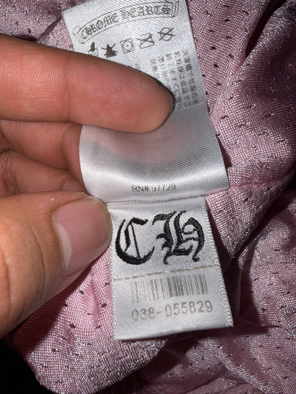 Chrome Hearts Love You Pink Mesh Shorts product image 8