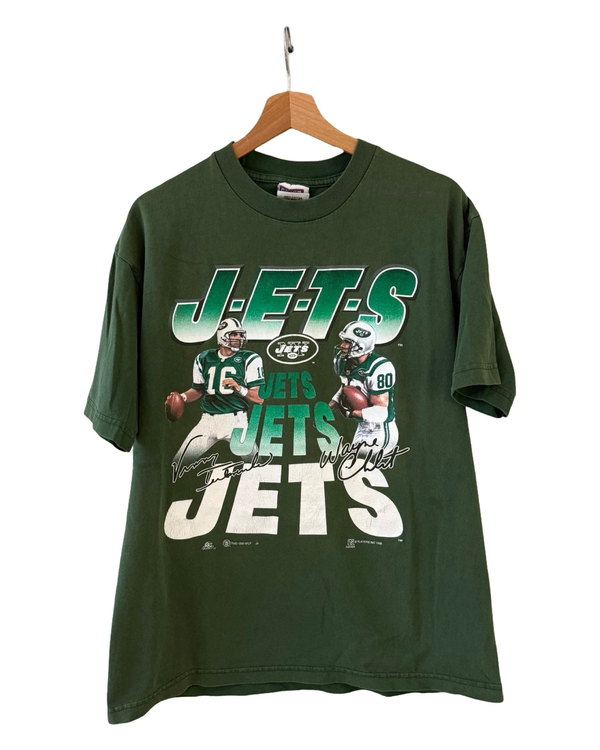 Vintage 1998 New York Jets Vinny Testaverde Wayne Chrebet product image 1