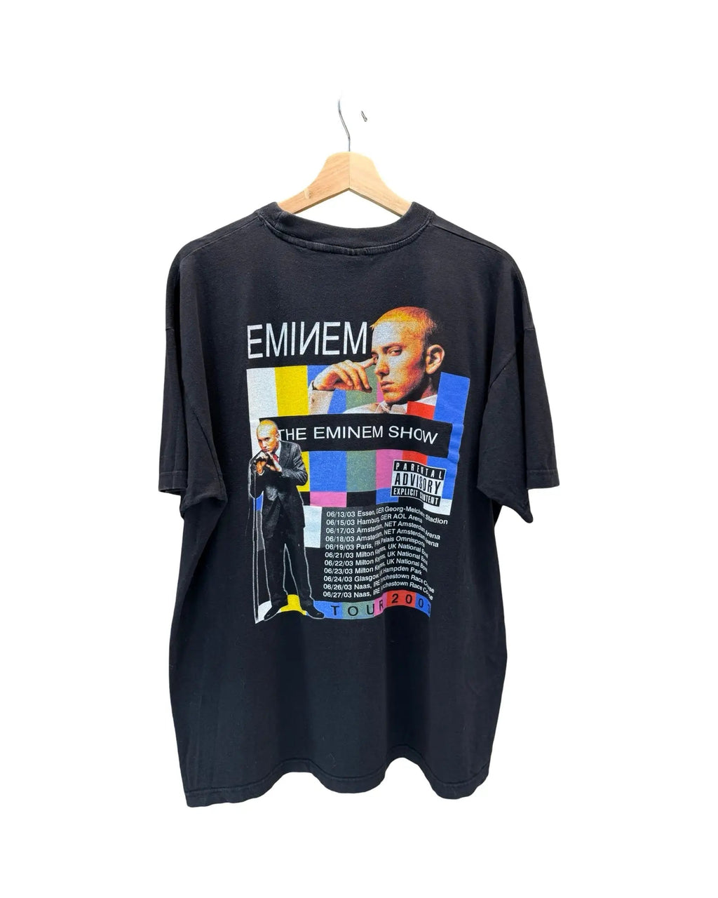 Vintage 2003 The Eminem Show European Tour Rap Tee product image 2