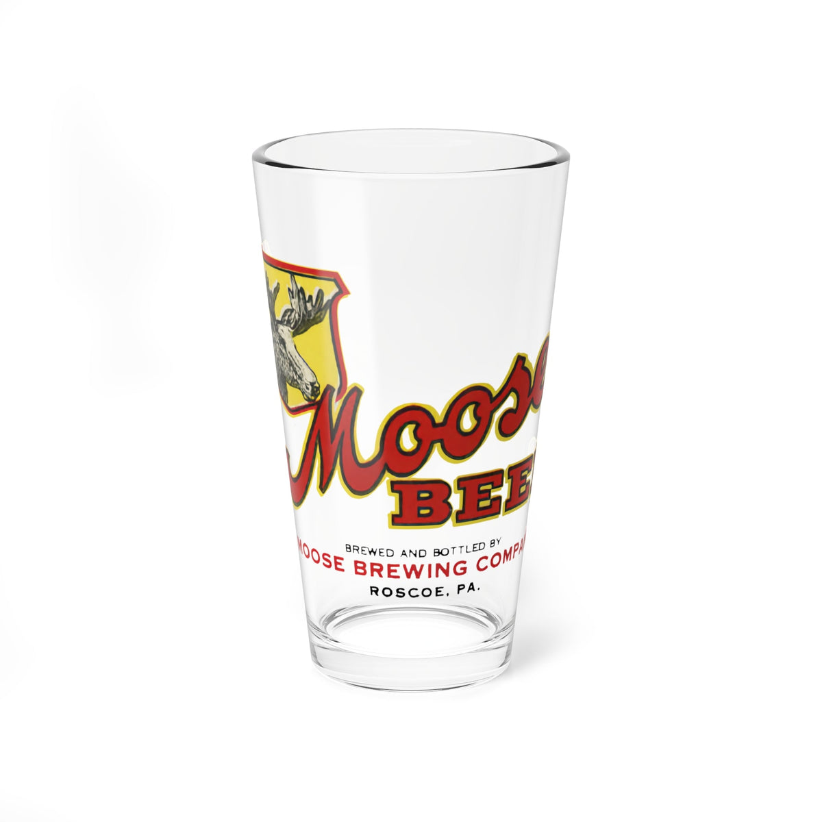 Moose Beer - Roscoe, PA | Pint Glass