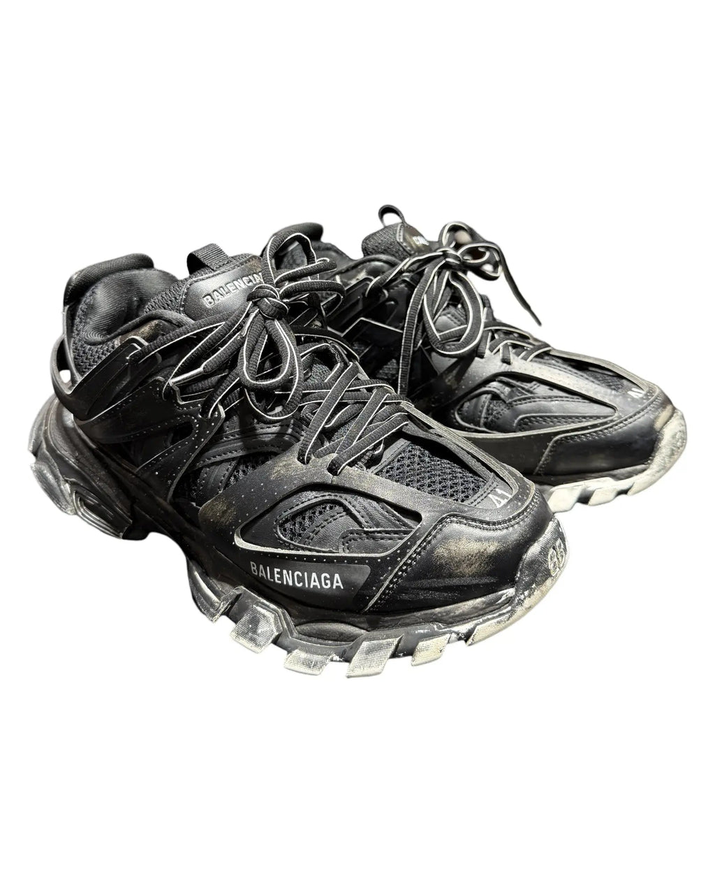 Balenciaga Faded Black Track Runner Size 8