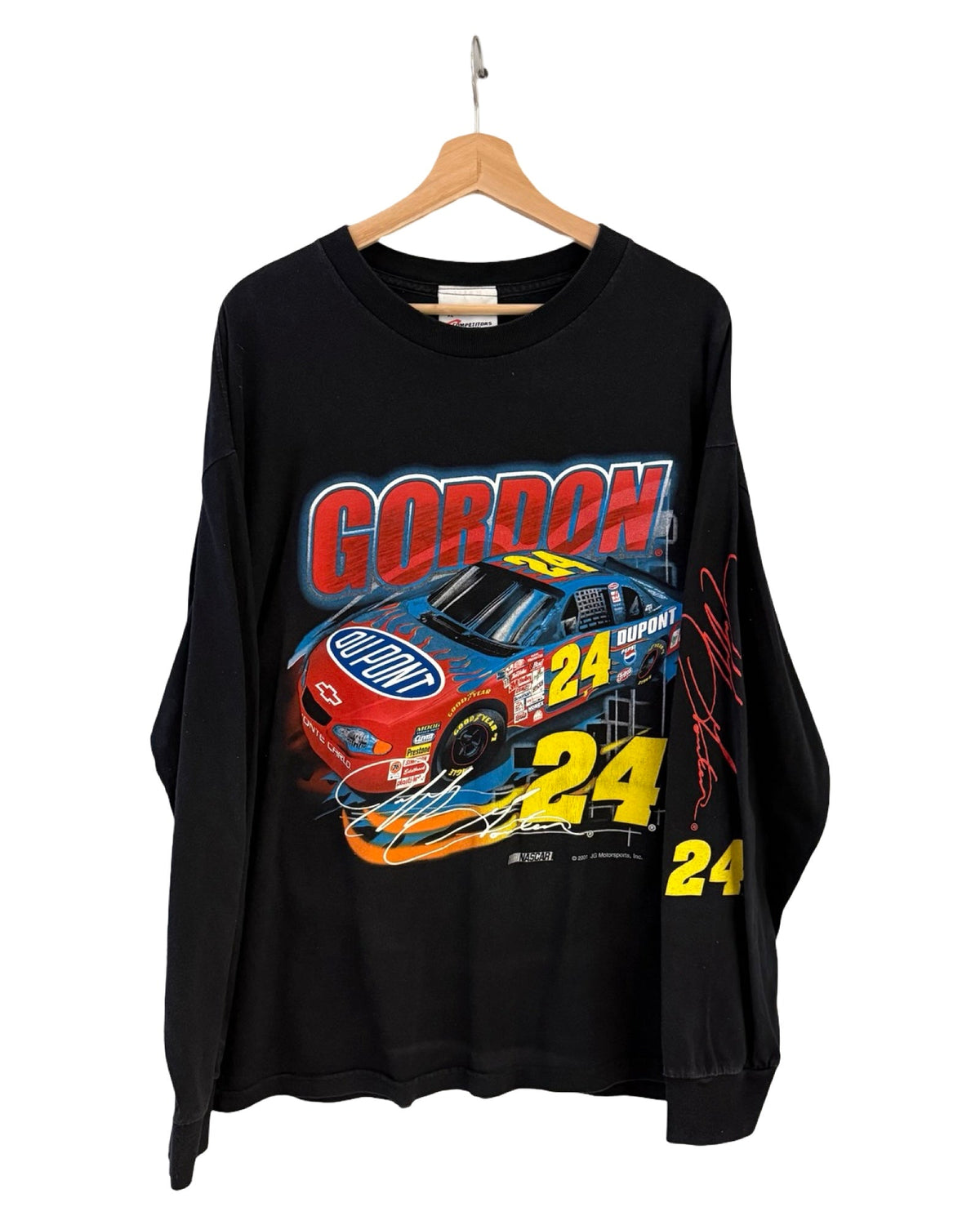 Vintage 2001 Nascar Jeff Gordon 24 Long Sleeve Racing Tee product image 1