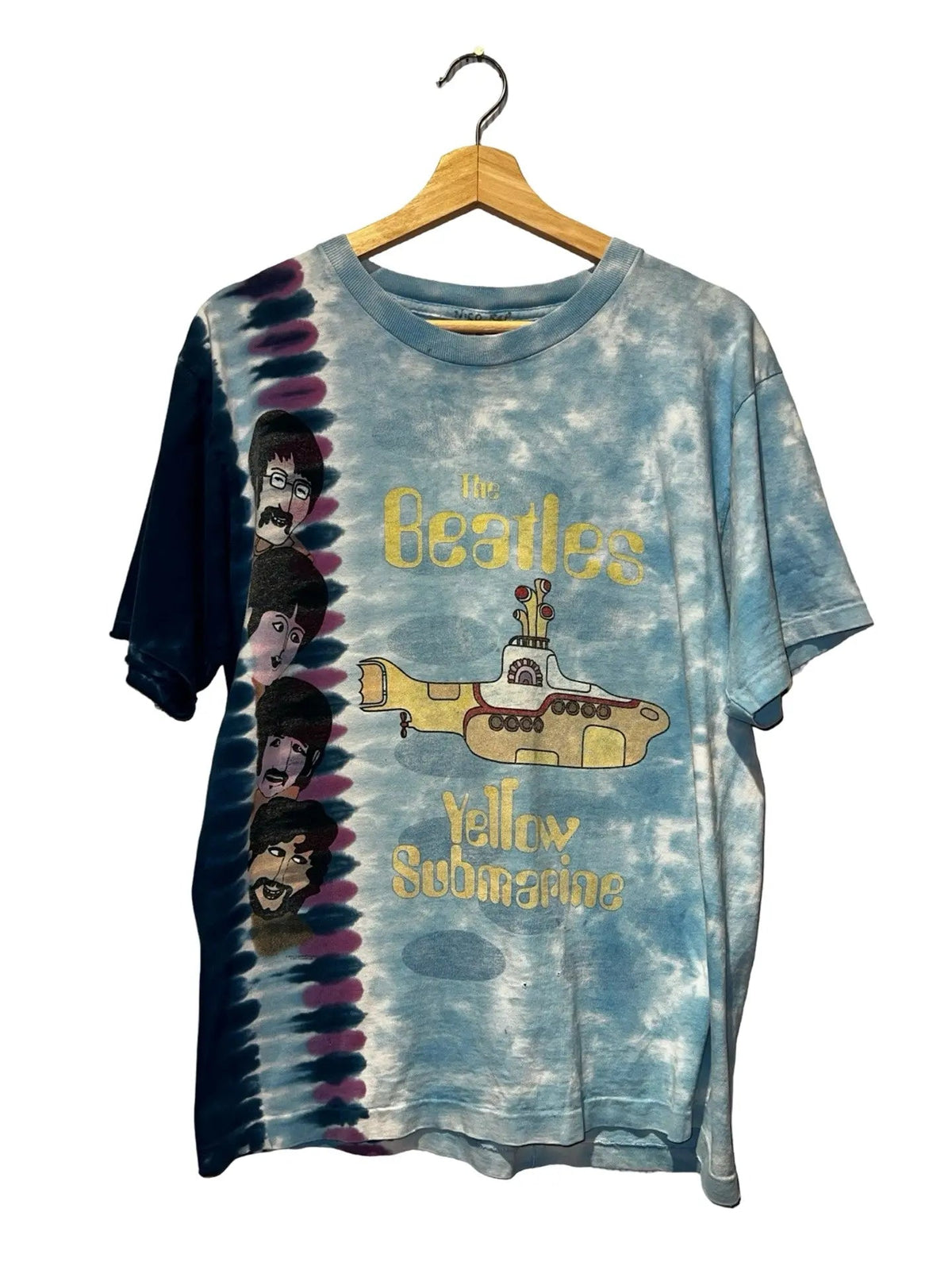 Vintage y2k The Beatles Yellow Submarine Liquid Blue Tee product image 1