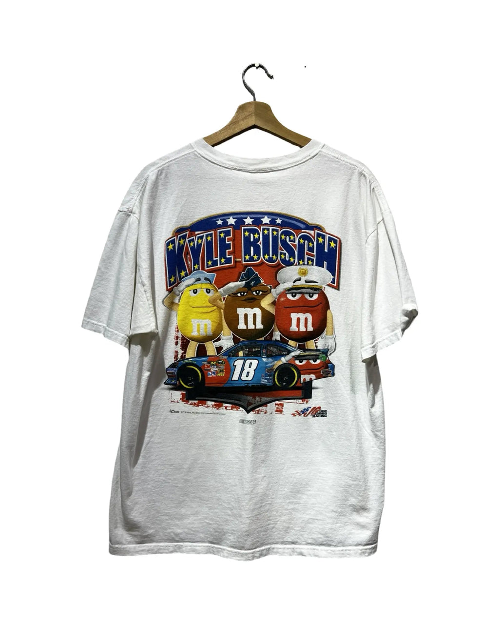 Vintage y2k Nascar M&M Kyle Busch Tee product image 1