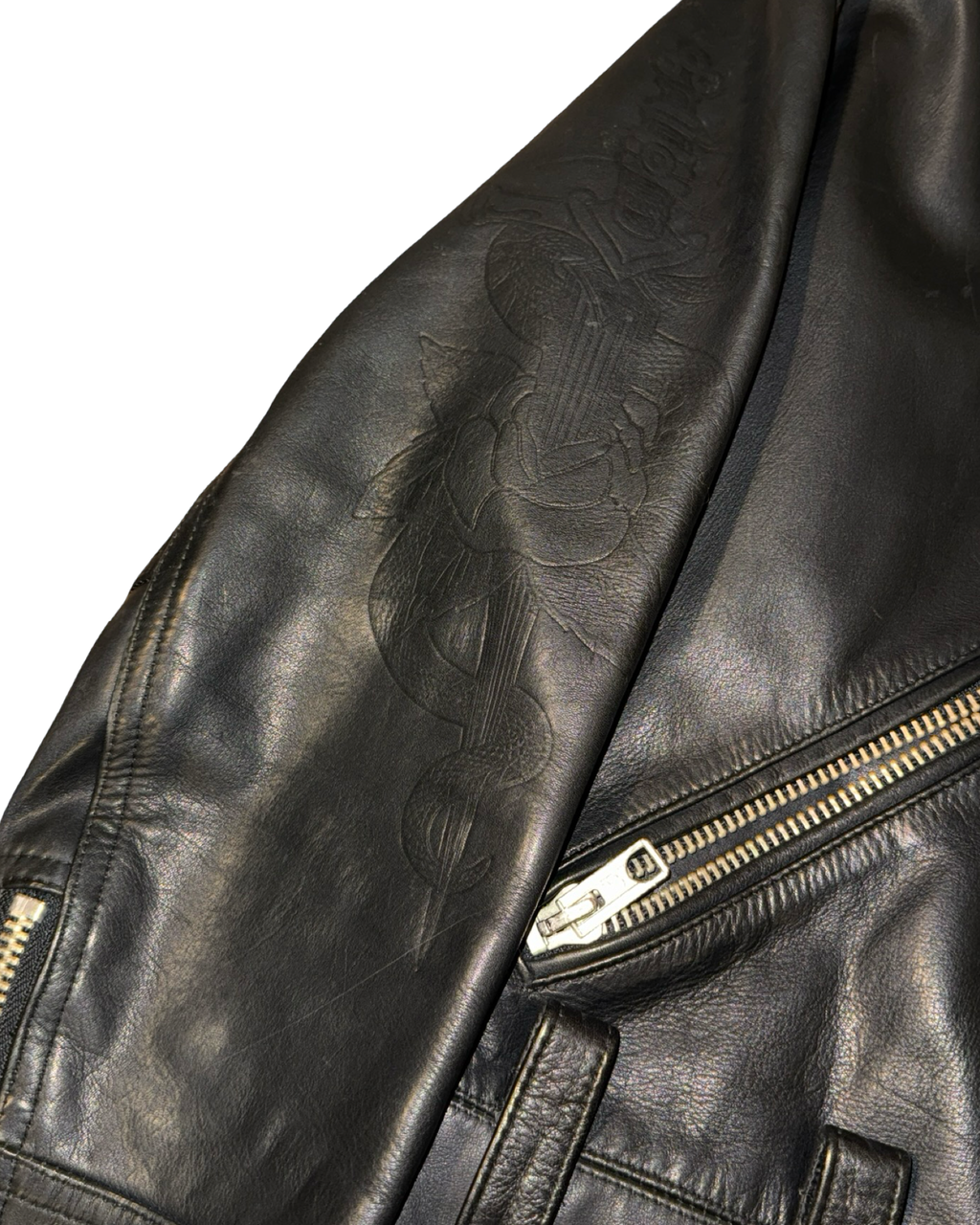 Vintage 90s Parasuco Studded Perfecto Leather Motorcycle product image 4