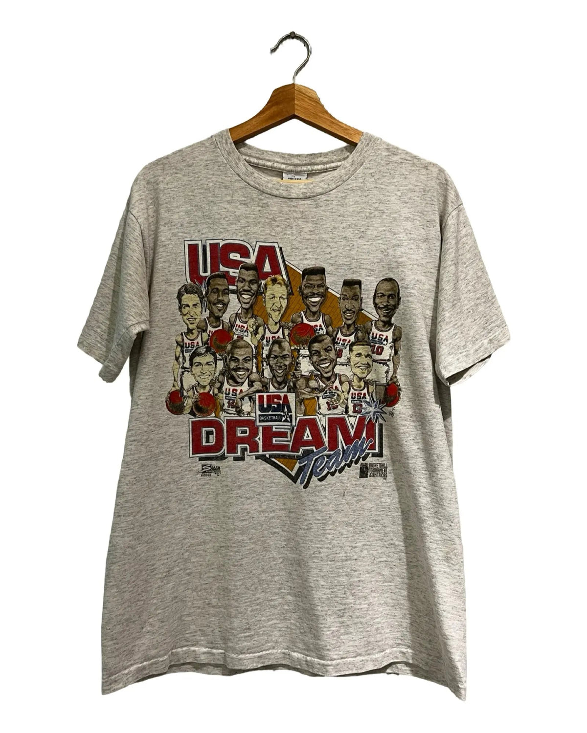 Vintage 1992 NBA USA Dream Team Double Sided Tee product image 1