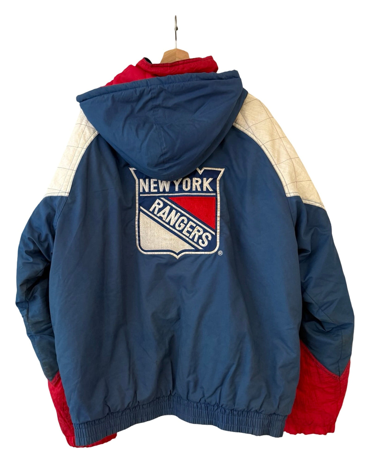 Vintage 90s New York Rangers Starter Puffer Jacket product image 2